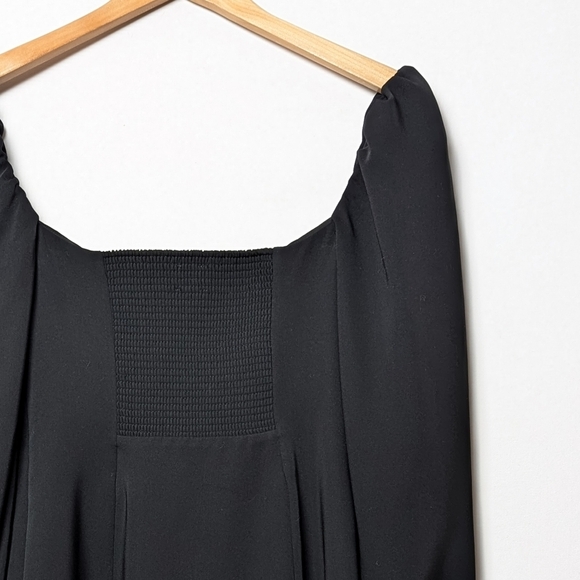 WILFRED Novella Dress Long Sleeve Mini Black 2 Aritzia - Picture 12 of 15